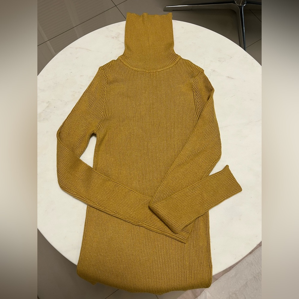 Fashion Nova Golden Turtleneck Sweater